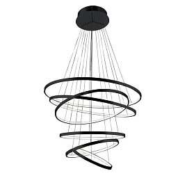 LED Závěsné svítidlo Azzardo Wheel 6 Long Dimm black AZ2923 140W 8400lm 3000K IP20 85cm stmívatelné černé - AZZARDO Obrázek pro produkt LED Závěsné svítidlo Azzardo Wheel 6 Long Dimm black AZ2923 140W 8400lm 3000K IP20 85cm stmívatelné černé - AZZARDO