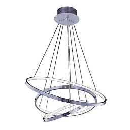 LED Závěsné svítidlo Azzardo Wheel 3 Dimm chrome AZ2989 80W 4800lm 3000K IP20 75cm stmívatelné chromové - AZZARDO Obrázek pro produkt LED Závěsné svítidlo Azzardo Wheel 3 Dimm chrome AZ2989 80W 4800lm 3000K IP20 75cm stmívatelné chromové - AZZARDO