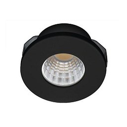LED Stropní podhledové svítidlo Azzardo Fill 5W R 3000K black AZ3381 5W 425lm 3000K IP20 4,5cm kulaté černé - AZZARDO Obrázek pro produkt LED Stropní podhledové svítidlo Azzardo Fill 5W R 3000K black AZ3381 5W 425lm 3000K IP20 4,5cm kulaté černé - AZZARDO
