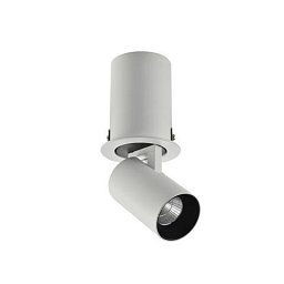 LED Stropní zápustné bodové svítidlo Azzardo Luna 7W white/black AZ3396 7W 595lm 3000K IP20 bílo-černé - AZZARDO Obrázek pro produkt LED Stropní zápustné bodové svítidlo Azzardo Luna 7W white/black AZ3396 7W 595lm 3000K IP20 bílo-černé - AZZARDO