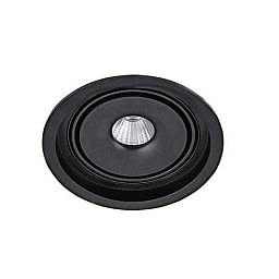 LED Zápustné bodové svítidlo Azzardo Boston 1 Round black AZ3470 10W 810lm 3000K IP20 12cm kulaté černé stmívatelné - AZZARDO Obrázek pro produkt LED Zápustné bodové svítidlo Azzardo Boston 1 Round black AZ3470 10W 810lm 3000K IP20 12cm kulaté černé stmívatelné - AZZARDO
