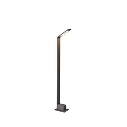 LED Venkovní sloupkové svítidlo Azzardo Agape 60 dark grey AZ3482 6W 480lm 3000K IP54 9,5cm tmavě šedé - AZZARDO Obrázek pro produkt LED Venkovní sloupkové svítidlo Azzardo Agape 60 dark grey AZ3482 6W 480lm 3000K IP54 9,5cm tmavě šedé - AZZARDO