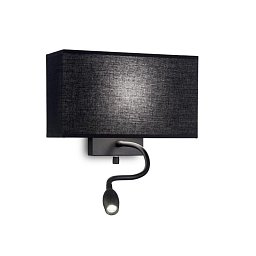 HOTEL AP2 ALL BLACK - IDEALLUX Obrázek pro produkt HOTEL AP2 ALL BLACK - IDEALLUX
