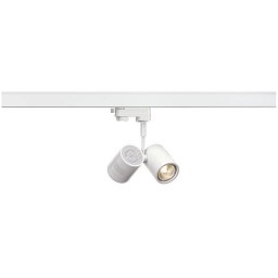Systémové svítidlo BIMA II pro tříokr. lištu bílá 230V GU10 dich - BIG WHITE (SLV) Obrázek pro produkt Systémové svítidlo BIMA II pro tříokr. lištu bílá 230V GU10 dich - BIG WHITE (SLV)