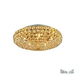Stropní a nástěnné svítidlo Ideal Lux King PL5 oro 073187 - IDEALLUX Obrázek pro produkt Stropní a nástěnné svítidlo Ideal Lux King PL5 oro 073187 - IDEALLUX