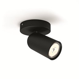 Bodové svítidlo Philips Pongee 50581/30/PN černé 1x max.10W - PHILIPS (915005530701) Obrázek pro produkt Bodové svítidlo Philips Pongee 50581/30/PN černé 1x max.10W - PHILIPS (915005530701)