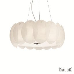 Závěsné svítidlo Ideal Lux Ovalino SP8 bianco 090481 - IDEALLUX Obrázek pro produkt Závěsné svítidlo Ideal Lux Ovalino SP8 bianco 090481 - IDEALLUX
