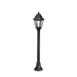 Venkovní sloupek Ideal Lux Anna PT1 small nero 101514 bílý IP44 - IDEALLUX Obrázek pro produkt Venkovní sloupek Ideal Lux Anna PT1 small nero 101514 bílý IP44 - IDEALLUX