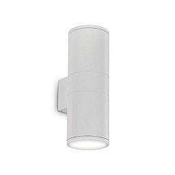 Venkovní nástěnné svítidlo Ideal Lux Gun AP2 big bianco 092300 bílé 31cm IP54 - IDEALLUX Obrázek pro produkt Venkovní nástěnné svítidlo Ideal Lux Gun AP2 big bianco 092300 bílé 31cm IP54 - IDEALLUX