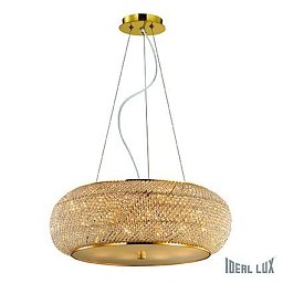 Závěsné svítidlo Ideal Lux Pasha SP10 oro 082257 - IDEALLUX Obrázek pro produkt Závěsné svítidlo Ideal Lux Pasha SP10 oro 082257 - IDEALLUX