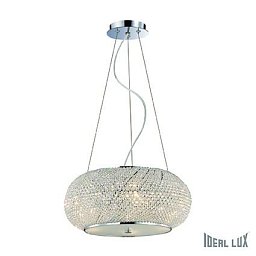 Závěsné svítidlo Ideal Lux Pasha SP6 cromo 082158 chromová 45cm - IDEALLUX Obrázek pro produkt Závěsné svítidlo Ideal Lux Pasha SP6 cromo 082158 chromová 45cm - IDEALLUX