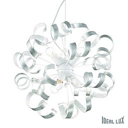 Závěsné svítidlo Ideal Lux Vortex SP6 argento 101613 stříbrné - IDEALLUX Obrázek pro produkt Závěsné svítidlo Ideal Lux Vortex SP6 argento 101613 stříbrné - IDEALLUX