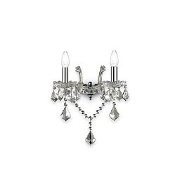 Nástěnné svítidlo Ideal Lux Florian AP2 cromo 035642 chromové - IDEALLUX Obrázek pro produkt Nástěnné svítidlo Ideal Lux Florian AP2 cromo 035642 chromové - IDEALLUX