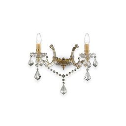 Nástěnné svítidlo Ideal Lux Florian AP2 oro 035659 zlaté - IDEALLUX Obrázek pro produkt Nástěnné svítidlo Ideal Lux Florian AP2 oro 035659 zlaté - IDEALLUX