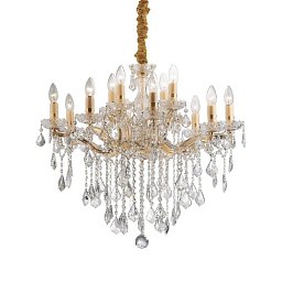 Závěsné svítidlo Ideal Lux Florian SP12 oro 035611 zlaté 72cm - IDEALLUX Obrázek pro produkt Závěsné svítidlo Ideal Lux Florian SP12 oro 035611 zlaté 72cm - IDEALLUX
