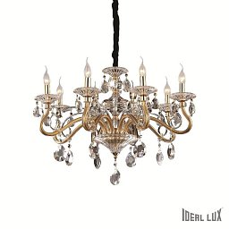Závěsné svítidlo Ideal Lux Negresco SP8 087764 - IDEALLUX Obrázek pro produkt Závěsné svítidlo Ideal Lux Negresco SP8 087764 - IDEALLUX