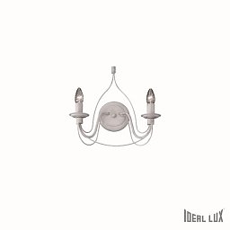 Nástěnné svítidlo Ideal Lux Corte AP2 bianco antico 028460 - IDEALLUX Obrázek pro produkt Nástěnné svítidlo Ideal Lux Corte AP2 bianco antico 028460 - IDEALLUX