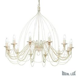 Závěsné svítidlo Ideal Lux Corte SP12 bianco antico 097664 bílé - IDEALLUX Obrázek pro produkt Závěsné svítidlo Ideal Lux Corte SP12 bianco antico 097664 bílé - IDEALLUX