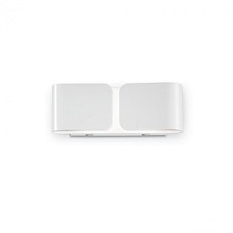 Nástěnné svítidlo Ideal Lux Clip AP2 mini bianco 049236 bílé 25cm - IDEALLUX Obrázek pro produkt Nástěnné svítidlo Ideal Lux Clip AP2 mini bianco 049236 bílé 25cm - IDEALLUX