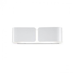 Nástěnné svítidlo Ideal Lux Clip AP2 small bianco 014166 bílé 44cm - IDEALLUX Obrázek pro produkt Nástěnné svítidlo Ideal Lux Clip AP2 small bianco 014166 bílé 44cm - IDEALLUX