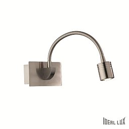 LED Nástěnné svítidlo Ideal Lux Dynamo AP1 nickel 031477 - IDEALLUX Obrázek pro produkt LED Nástěnné svítidlo Ideal Lux Dynamo AP1 nickel 031477 - IDEALLUX