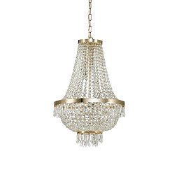 Závěsné svítidlo Ideal Lux Caesar SP9 oro 114736 45cm zlaté - IDEALLUX Obrázek pro produkt Závěsné svítidlo Ideal Lux Caesar SP9 oro 114736 45cm zlaté - IDEALLUX