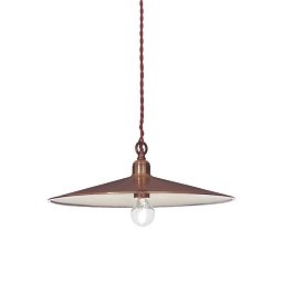 Závěsné svítidlo Ideal Lux Cantina SP1 rame 112732 měděné 35cm - IDEALLUX Obrázek pro produkt Závěsné svítidlo Ideal Lux Cantina SP1 rame 112732 měděné 35cm - IDEALLUX