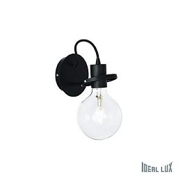 Nástěnné svítidlo Ideal Lux Radio AP1 nero 119502 černé - IDEALLUX Obrázek pro produkt Nástěnné svítidlo Ideal Lux Radio AP1 nero 119502 černé - IDEALLUX