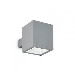 Venkovní nástěnné svítidlo Ideal Lux Snif Square AP1 grigio 118666 šedé - IDEALLUX Obrázek pro produkt Venkovní nástěnné svítidlo Ideal Lux Snif Square AP1 grigio 118666 šedé - IDEALLUX