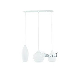 Závěsné svítidlo Ideal Lux Soft SB3 bianco 111858 bílé - IDEALLUX Obrázek pro produkt Závěsné svítidlo Ideal Lux Soft SB3 bianco 111858 bílé - IDEALLUX