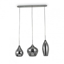 Závěsné svítidlo Ideal Lux Soft SP3 fumé 111865 šedé - IDEALLUX Obrázek pro produkt Závěsné svítidlo Ideal Lux Soft SP3 fumé 111865 šedé - IDEALLUX