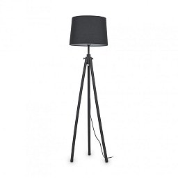 Stojací lampa Ideal Lux York PT1 nero 121437 černá - IDEALLUX Obrázek pro produkt Stojací lampa Ideal Lux York PT1 nero 121437 černá - IDEALLUX