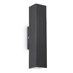 Nástěnné svítidlo Ideal Lux Sky AP2 nero 126890 černé - IDEALLUX Obrázek pro produkt Nástěnné svítidlo Ideal Lux Sky AP2 nero 126890 černé - IDEALLUX
