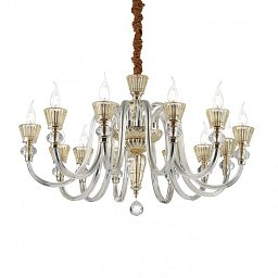 Závěsný lustr Ideal Lux Strauss SP12 140612 - IDEALLUX Obrázek pro produkt Závěsný lustr Ideal Lux Strauss SP12 140612 - IDEALLUX