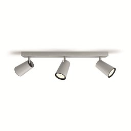 Bodové svítidlo Philips Paisley 50573/48/PN šedé 3x max.10W - PHILIPS (915005529801) Obrázek pro produkt Bodové svítidlo Philips Paisley 50573/48/PN šedé 3x max.10W - PHILIPS (915005529801)