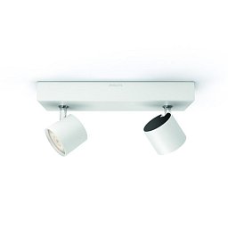 LED WarmGlow Bodové svítidlo Philips Star 56242/31/P0 bílé 2200K-2700K 2x4,5W - PHILIPS (915005307201) Obrázek pro produkt LED WarmGlow Bodové svítidlo Philips Star 56242/31/P0 bílé 2200K-2700K 2x4,5W - PHILIPS (915005307201)