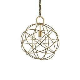 Závěsné svítidlo Ideal Lux Konse SP1 oro 155968 zlaté 40cm - IDEALLUX Obrázek pro produkt Závěsné svítidlo Ideal Lux Konse SP1 oro 155968 zlaté 40cm - IDEALLUX