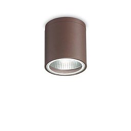 Venkovní stropní svítidlo Ideal Lux Gun PL1 coffee 163666 hnědé IP44 - IDEALLUX Obrázek pro produkt Venkovní stropní svítidlo Ideal Lux Gun PL1 coffee 163666 hnědé IP44 - IDEALLUX