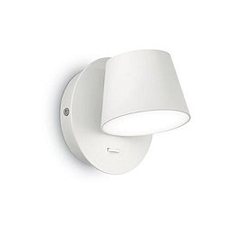 LED Nástěnné bodové svítidlo Ideal Lux Gim AP1 bianco 167152 bílé - IDEALLUX Obrázek pro produkt LED Nástěnné bodové svítidlo Ideal Lux Gim AP1 bianco 167152 bílé - IDEALLUX