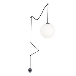 Závěsné svítidlo Ideal Lux Boa SP1 nero 160856 černé - IDEALLUX Obrázek pro produkt Závěsné svítidlo Ideal Lux Boa SP1 nero 160856 černé - IDEALLUX