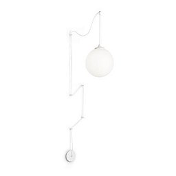 Závěsné svítidlo Ideal Lux Boa SP1 bianco 160863 bílé - IDEALLUX Obrázek pro produkt Závěsné svítidlo Ideal Lux Boa SP1 bianco 160863 bílé - IDEALLUX