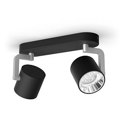 LED Bodové svítidlo Philips Byrl 50672/30/P0 2x4,3W černé s funkcí SceneSwitch - PHILIPS (915005697801) Obrázek pro produkt LED Bodové svítidlo Philips Byrl 50672/30/P0 2x4,3W černé s funkcí SceneSwitch - PHILIPS (915005697801)
