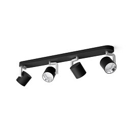 LED Bodové svítidlo Philips Byrl 50674/30/P0 4x4,3W černé s funkcí SceneSwitch - PHILIPS (915005698201) Obrázek pro produkt LED Bodové svítidlo Philips Byrl 50674/30/P0 4x4,3W černé s funkcí SceneSwitch - PHILIPS (915005698201)