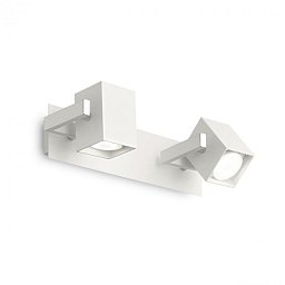 Bodové stropní a nástěnné svítidlo Ideal Lux Mouse AP2 bianco 073545 2x50W bílé - IDEALLUX Obrázek pro produkt Bodové stropní a nástěnné svítidlo Ideal Lux Mouse AP2 bianco 073545 2x50W bílé - IDEALLUX