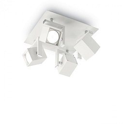Bodové stropní svítidlo Ideal Lux Mouse PL4 bianco 073583 4x50W bílé - IDEALLUX Obrázek pro produkt Bodové stropní svítidlo Ideal Lux Mouse PL4 bianco 073583 4x50W bílé - IDEALLUX