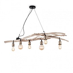 Závěsné svítidlo Ideal Lux Driftwood SP6 180922 140cm 6x60W - IDEALLUX Obrázek pro produkt Závěsné svítidlo Ideal Lux Driftwood SP6 180922 140cm 6x60W - IDEALLUX