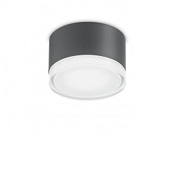 Venkovní stropní a nástěnné svítidlo Ideal Lux Urano PL1 small antracite 168111 antracitové 12cm IP44 - IDEALLUX Obrázek pro produkt Venkovní stropní a nástěnné svítidlo Ideal Lux Urano PL1 small antracite 168111 antracitové 12cm IP44 - IDEALLUX