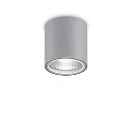Venkovní stropní svítidlo Ideal Lux Gun PL1 grigio 163642 šedé IP44 - IDEALLUX Obrázek pro produkt Venkovní stropní svítidlo Ideal Lux Gun PL1 grigio 163642 šedé IP44 - IDEALLUX