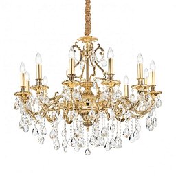 Závěsné svítidlo Ideal Lux Gioconda SP12 oro 164960 zlaté 90cm - IDEALLUX Obrázek pro produkt Závěsné svítidlo Ideal Lux Gioconda SP12 oro 164960 zlaté 90cm - IDEALLUX