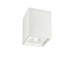 Stropní svítidlo Ideal Lux Oak PL1 square bianco 150468 hranaté bílé - IDEALLUX Obrázek pro produkt Stropní svítidlo Ideal Lux Oak PL1 square bianco 150468 hranaté bílé - IDEALLUX